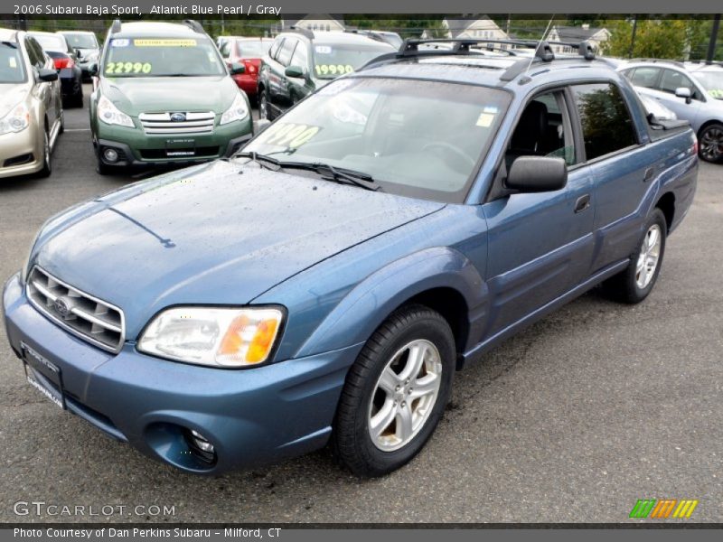 Atlantic Blue Pearl / Gray 2006 Subaru Baja Sport