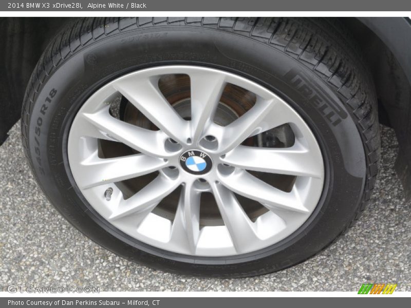 Alpine White / Black 2014 BMW X3 xDrive28i