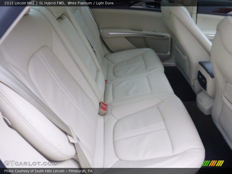 White Platinum / Light Dune 2013 Lincoln MKZ 2.0L Hybrid FWD