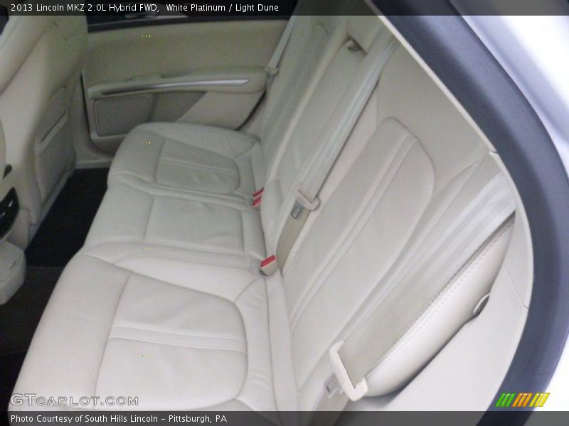 White Platinum / Light Dune 2013 Lincoln MKZ 2.0L Hybrid FWD