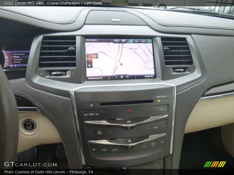 Crystal Champagne / Light Dune 2013 Lincoln MKS AWD