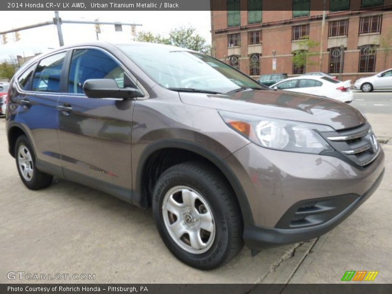 Urban Titanium Metallic / Black 2014 Honda CR-V LX AWD