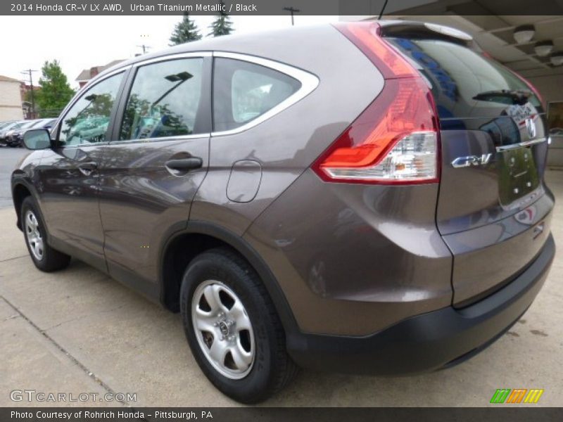 Urban Titanium Metallic / Black 2014 Honda CR-V LX AWD