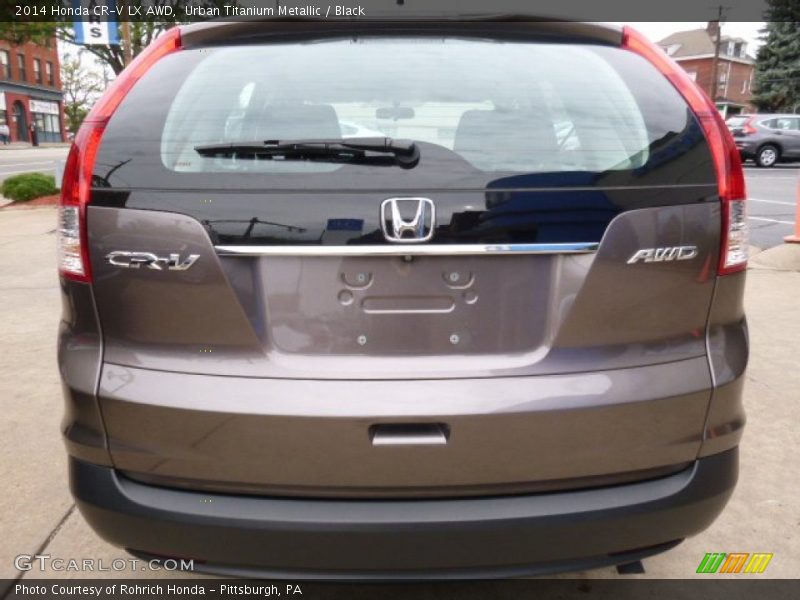 Urban Titanium Metallic / Black 2014 Honda CR-V LX AWD