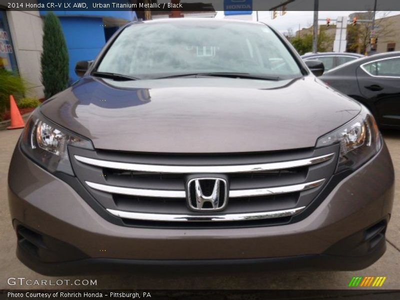 Urban Titanium Metallic / Black 2014 Honda CR-V LX AWD