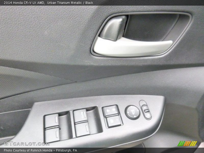 Urban Titanium Metallic / Black 2014 Honda CR-V LX AWD