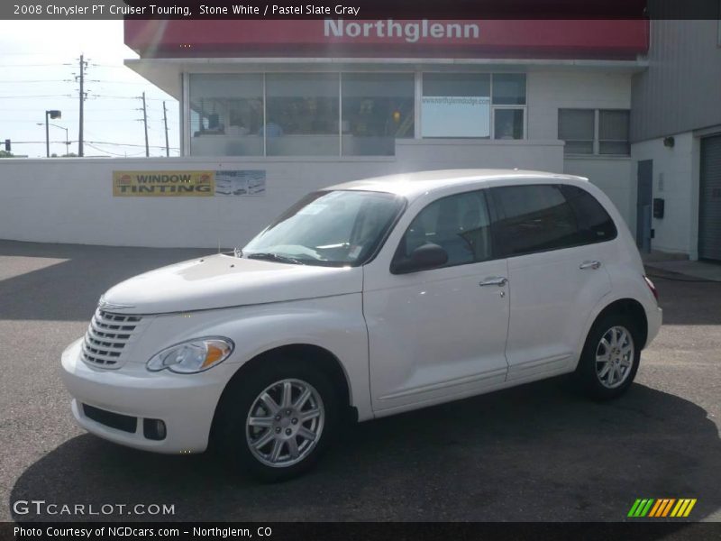 Stone White / Pastel Slate Gray 2008 Chrysler PT Cruiser Touring