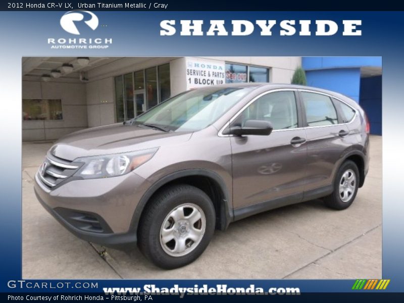Urban Titanium Metallic / Gray 2012 Honda CR-V LX