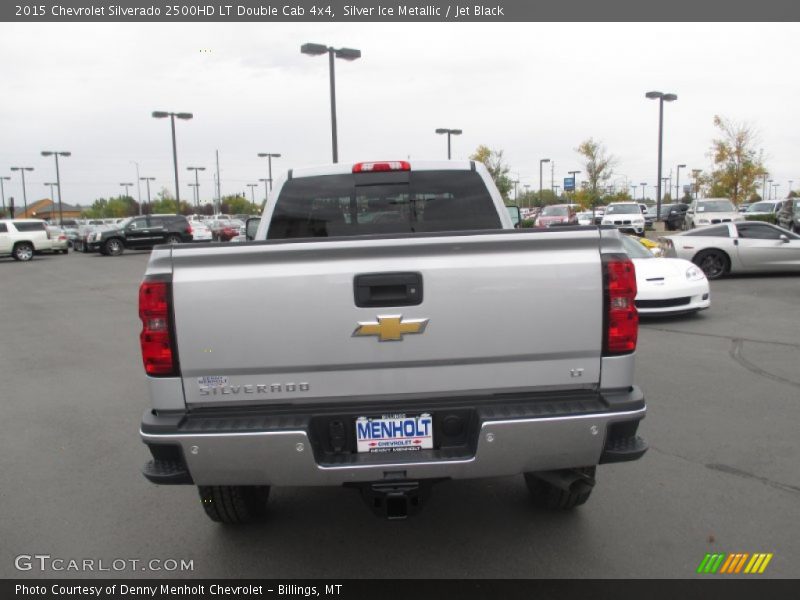 Silver Ice Metallic / Jet Black 2015 Chevrolet Silverado 2500HD LT Double Cab 4x4