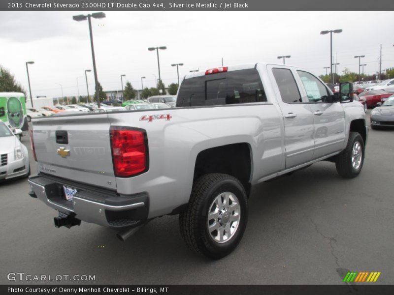 Silver Ice Metallic / Jet Black 2015 Chevrolet Silverado 2500HD LT Double Cab 4x4