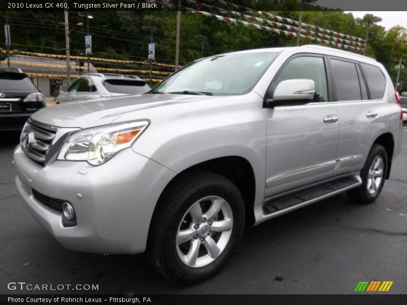 Tungsten Silver Pearl / Black 2010 Lexus GX 460