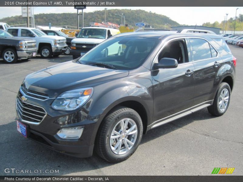 Tungsten Metallic / Jet Black 2016 Chevrolet Equinox LT AWD