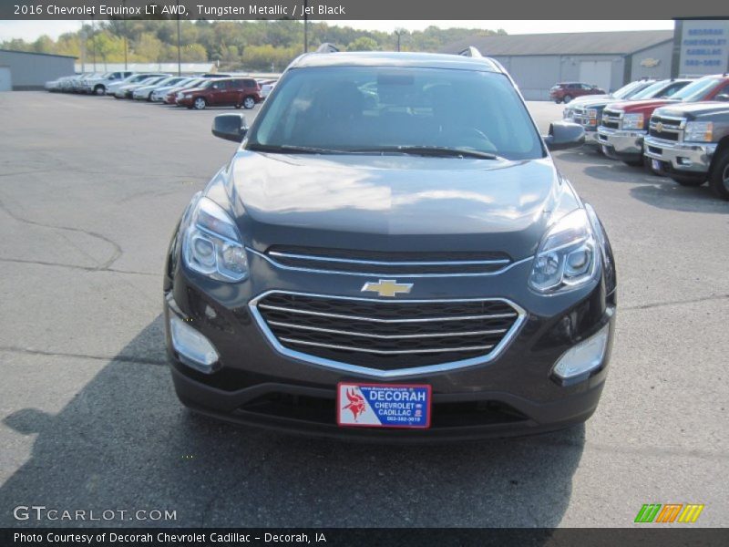 Tungsten Metallic / Jet Black 2016 Chevrolet Equinox LT AWD