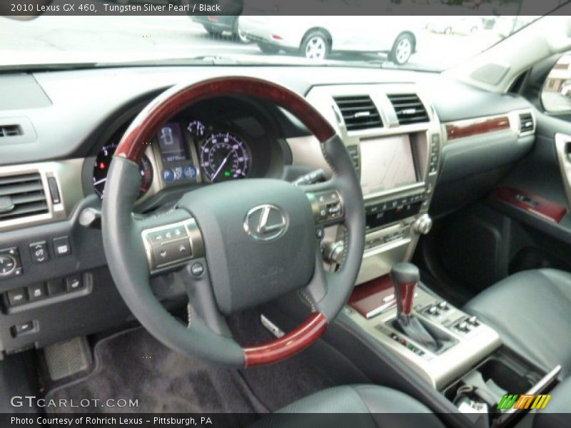 Tungsten Silver Pearl / Black 2010 Lexus GX 460