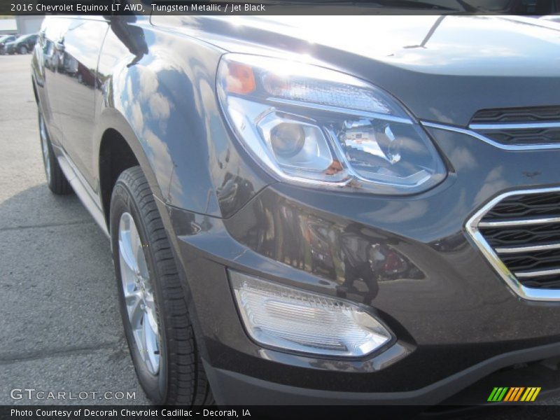 Tungsten Metallic / Jet Black 2016 Chevrolet Equinox LT AWD
