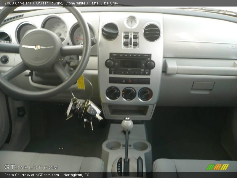 Stone White / Pastel Slate Gray 2008 Chrysler PT Cruiser Touring