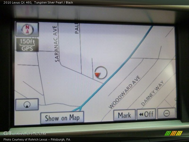 Tungsten Silver Pearl / Black 2010 Lexus GX 460