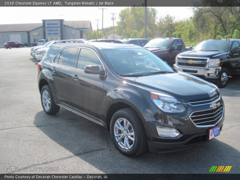 Tungsten Metallic / Jet Black 2016 Chevrolet Equinox LT AWD