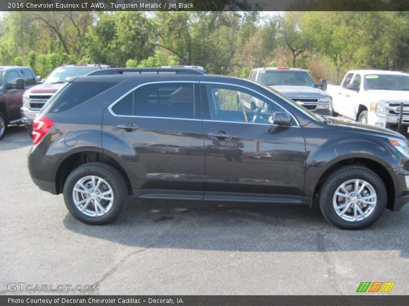 Tungsten Metallic / Jet Black 2016 Chevrolet Equinox LT AWD
