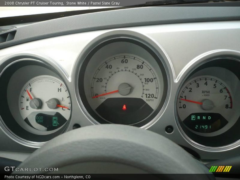 Stone White / Pastel Slate Gray 2008 Chrysler PT Cruiser Touring