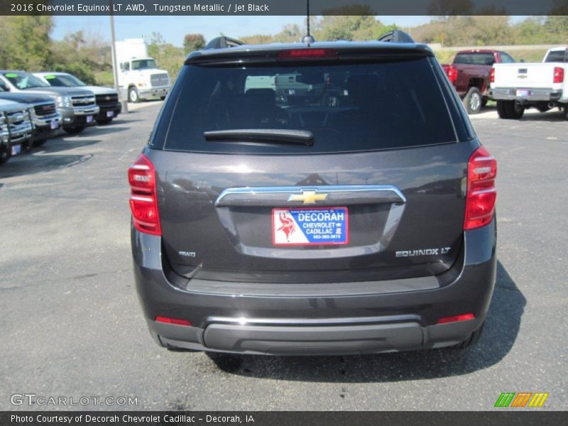 Tungsten Metallic / Jet Black 2016 Chevrolet Equinox LT AWD