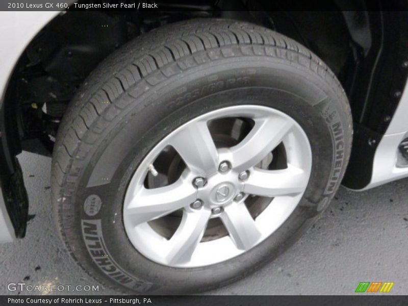 Tungsten Silver Pearl / Black 2010 Lexus GX 460