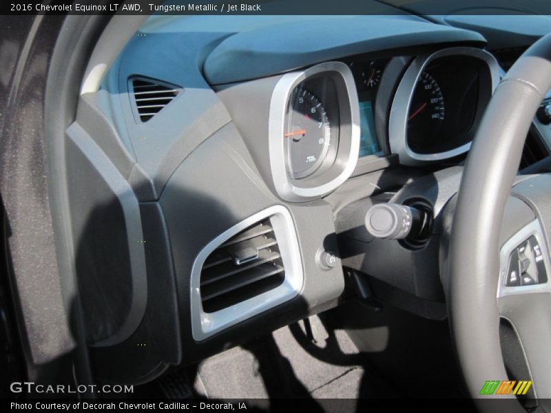 Tungsten Metallic / Jet Black 2016 Chevrolet Equinox LT AWD