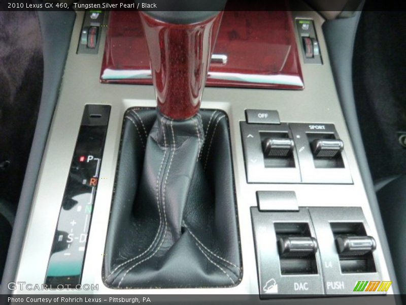 Tungsten Silver Pearl / Black 2010 Lexus GX 460