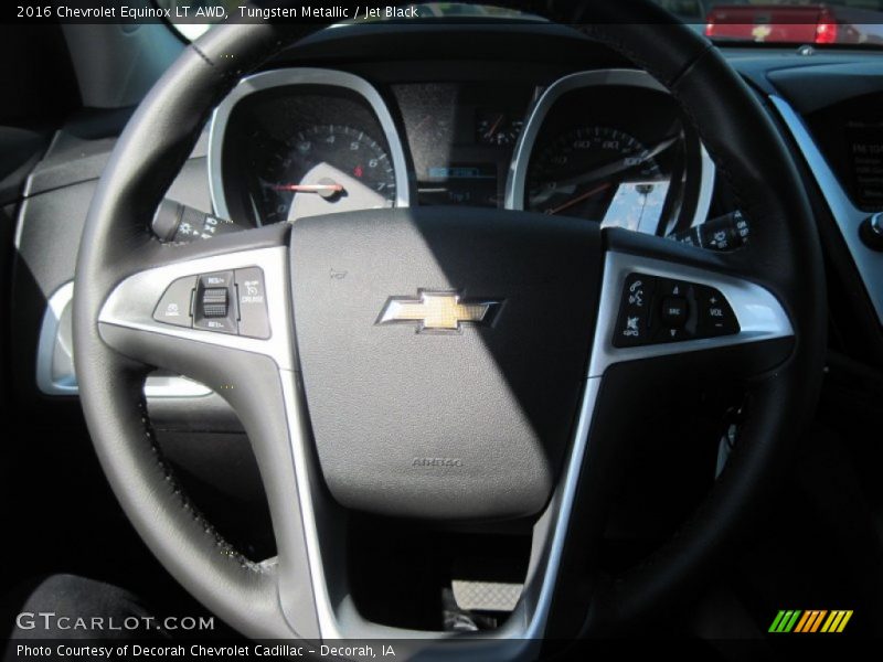 Tungsten Metallic / Jet Black 2016 Chevrolet Equinox LT AWD