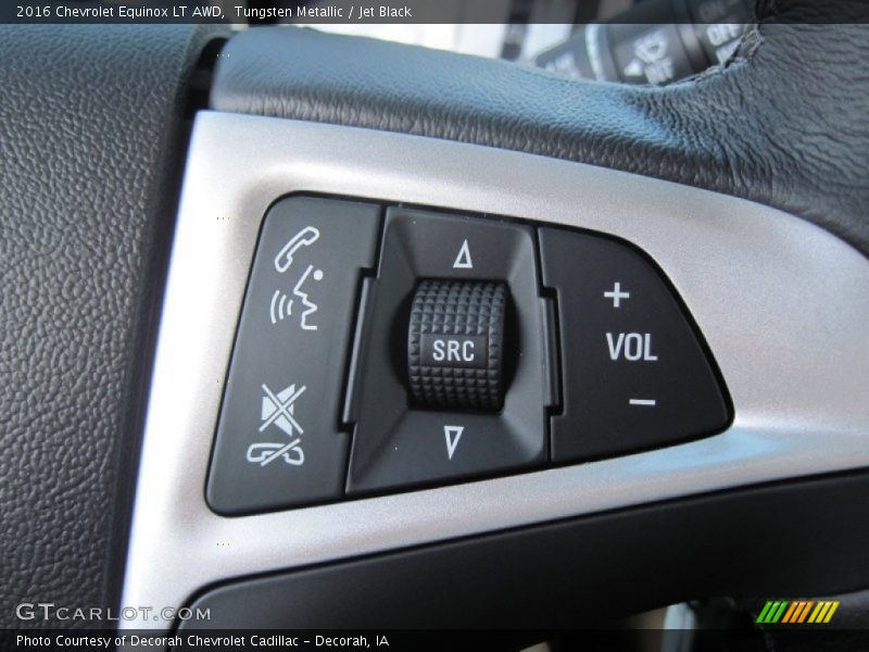 Tungsten Metallic / Jet Black 2016 Chevrolet Equinox LT AWD