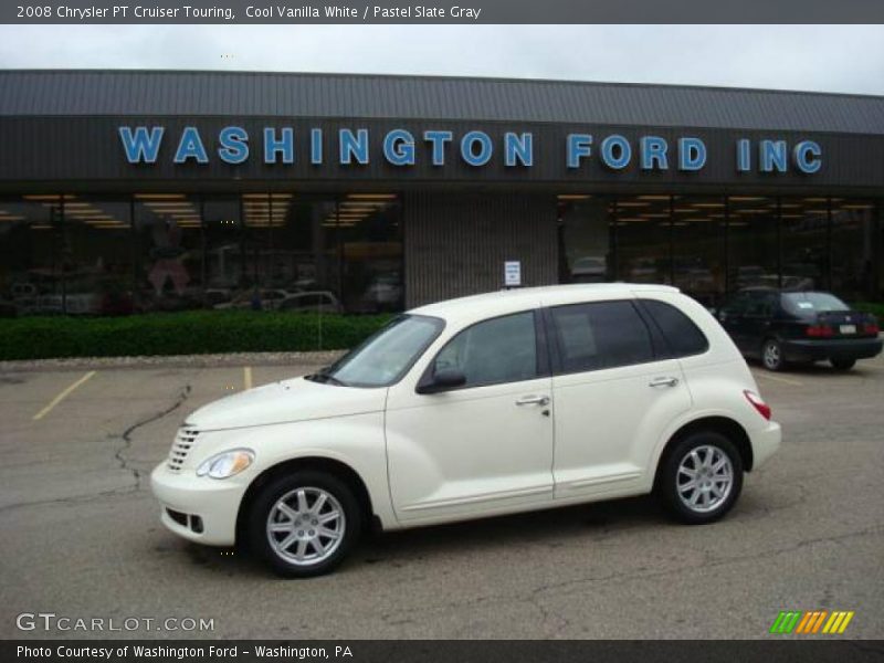 Cool Vanilla White / Pastel Slate Gray 2008 Chrysler PT Cruiser Touring