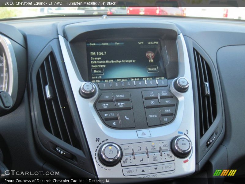 Tungsten Metallic / Jet Black 2016 Chevrolet Equinox LT AWD
