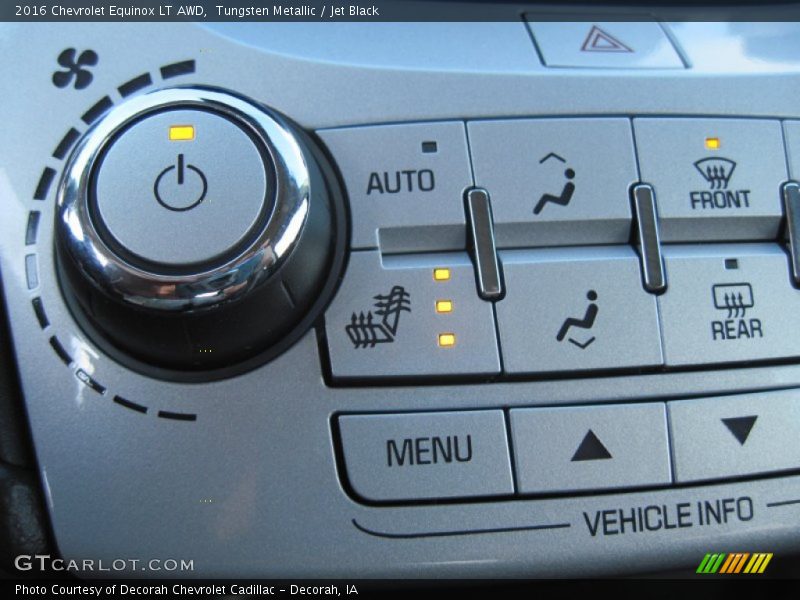 Tungsten Metallic / Jet Black 2016 Chevrolet Equinox LT AWD