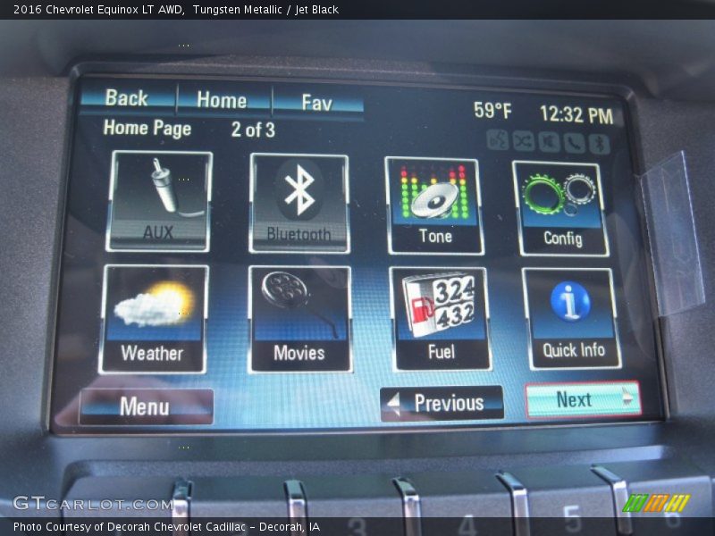 Tungsten Metallic / Jet Black 2016 Chevrolet Equinox LT AWD