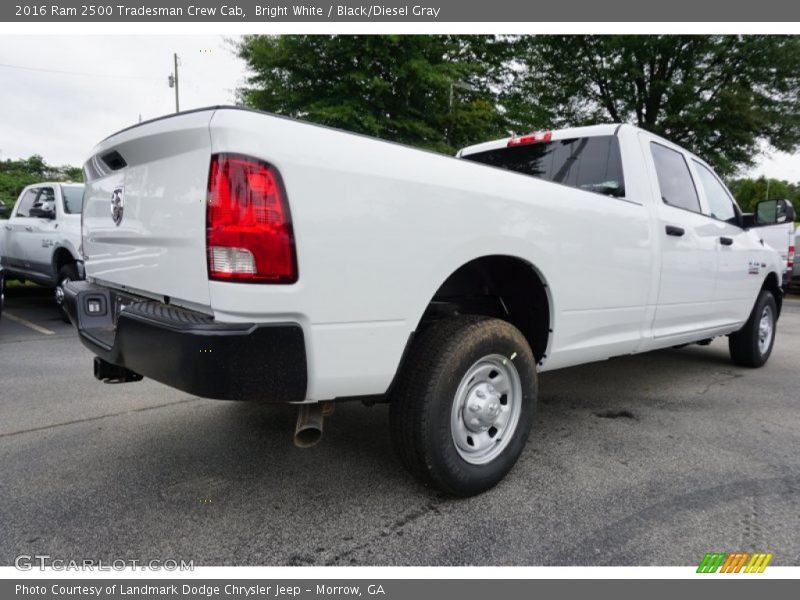 Bright White / Black/Diesel Gray 2016 Ram 2500 Tradesman Crew Cab