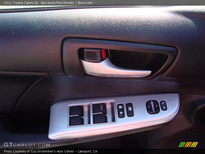 Barcelona Red Metallic / Black/Ash 2012 Toyota Camry SE