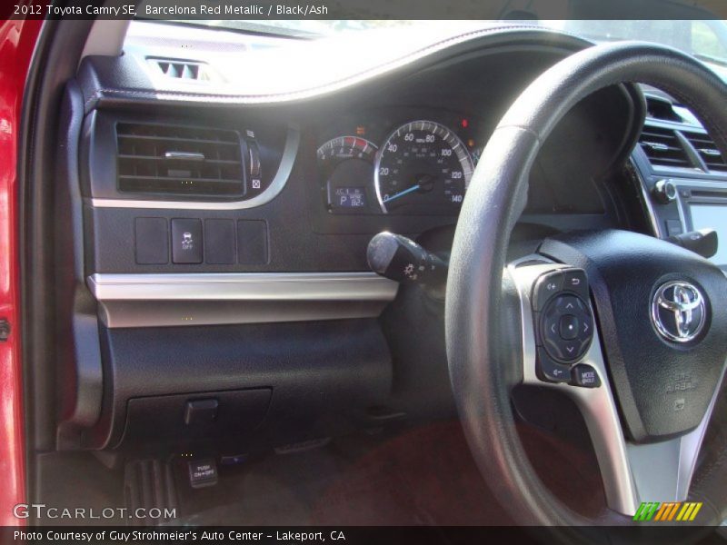 Barcelona Red Metallic / Black/Ash 2012 Toyota Camry SE