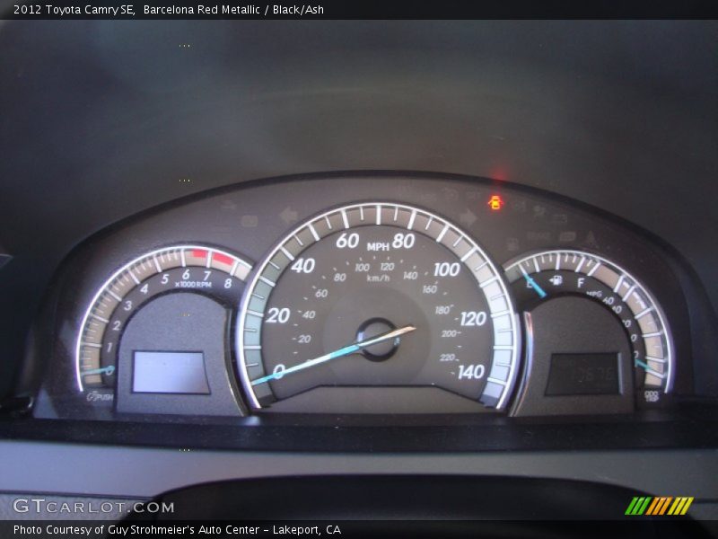 Barcelona Red Metallic / Black/Ash 2012 Toyota Camry SE