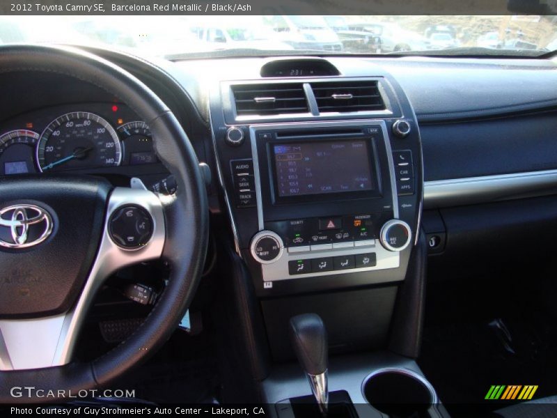 Barcelona Red Metallic / Black/Ash 2012 Toyota Camry SE