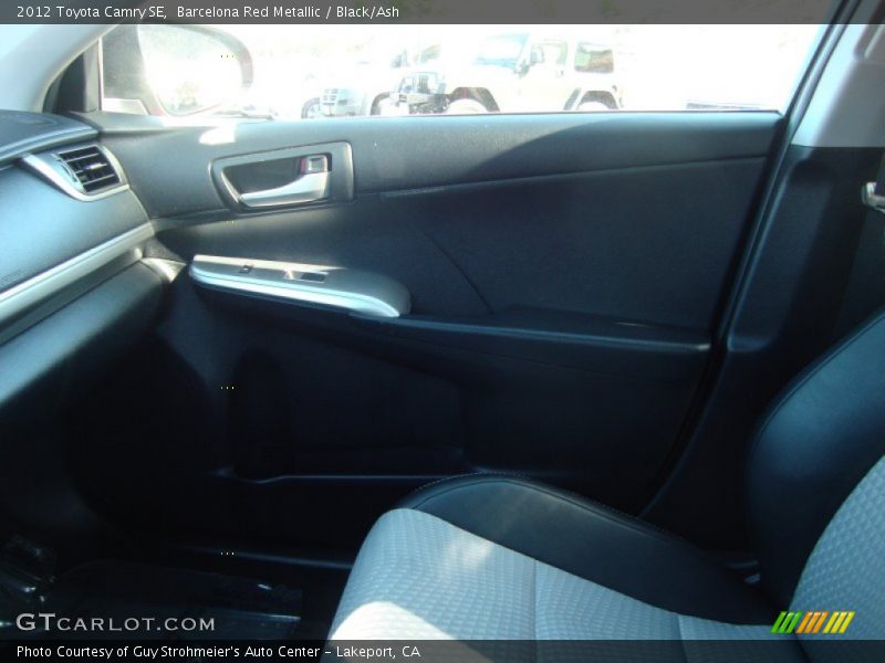 Barcelona Red Metallic / Black/Ash 2012 Toyota Camry SE