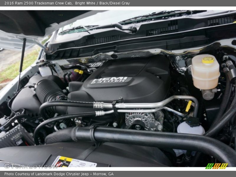Bright White / Black/Diesel Gray 2016 Ram 2500 Tradesman Crew Cab