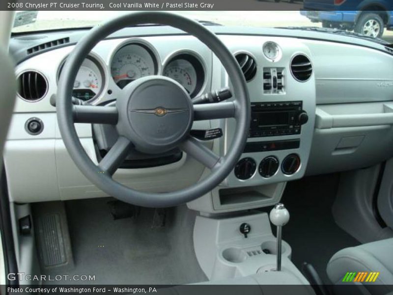 Cool Vanilla White / Pastel Slate Gray 2008 Chrysler PT Cruiser Touring