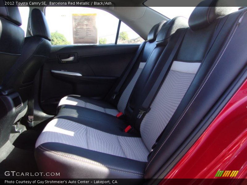 Barcelona Red Metallic / Black/Ash 2012 Toyota Camry SE