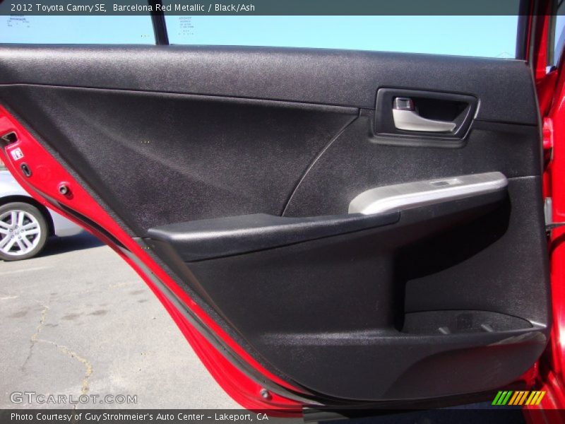 Barcelona Red Metallic / Black/Ash 2012 Toyota Camry SE