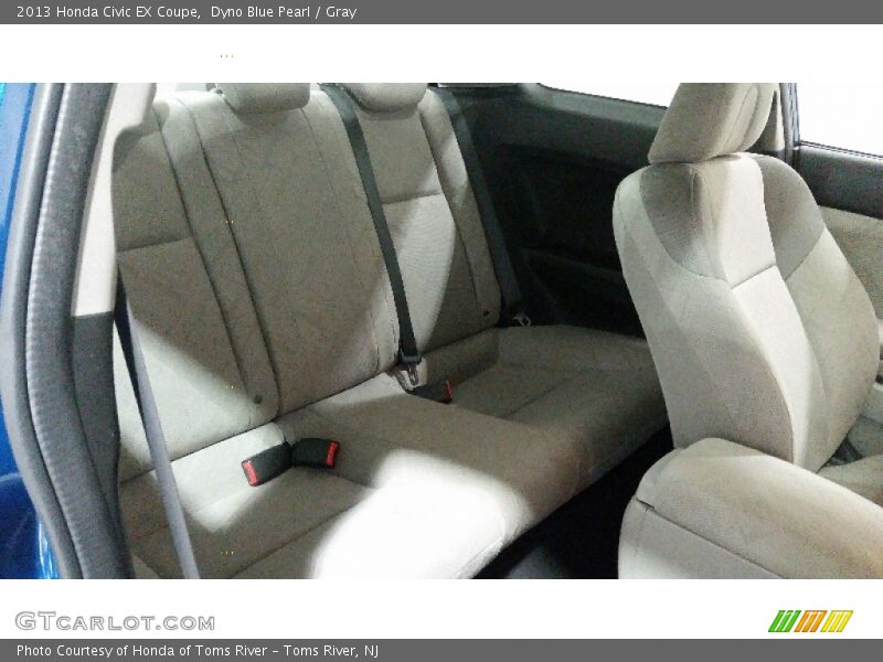 Dyno Blue Pearl / Gray 2013 Honda Civic EX Coupe