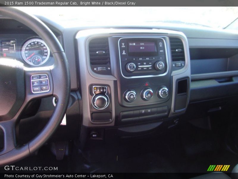 Bright White / Black/Diesel Gray 2015 Ram 1500 Tradesman Regular Cab