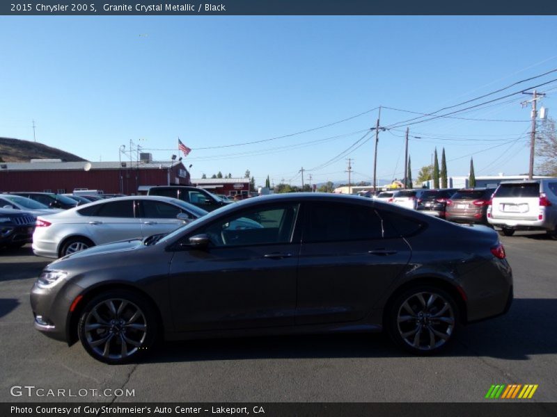 Granite Crystal Metallic / Black 2015 Chrysler 200 S