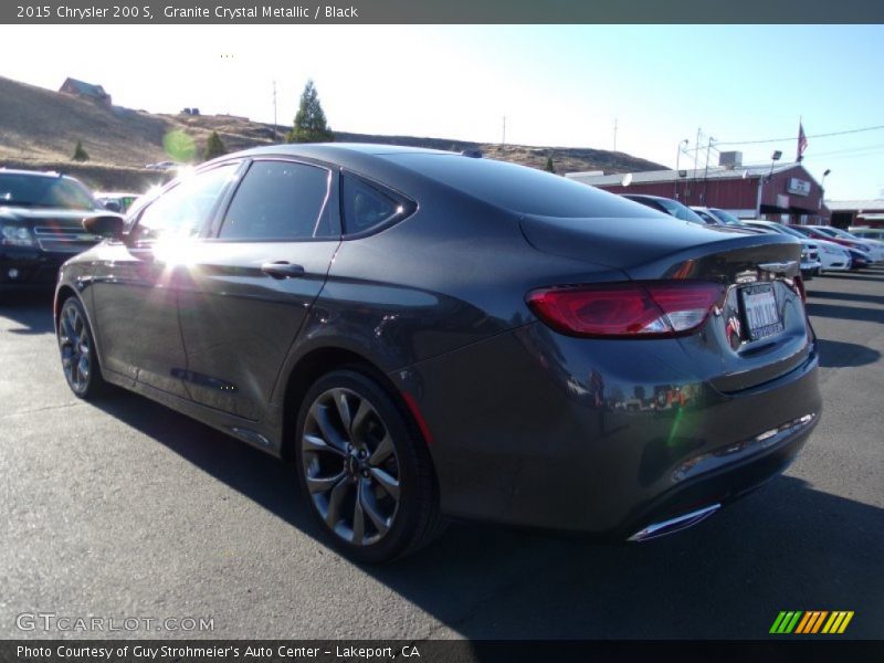 Granite Crystal Metallic / Black 2015 Chrysler 200 S