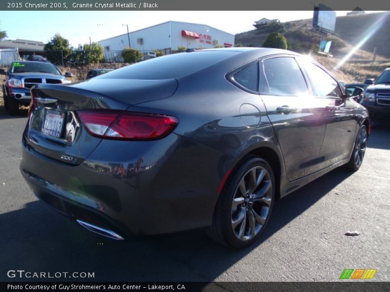 Granite Crystal Metallic / Black 2015 Chrysler 200 S