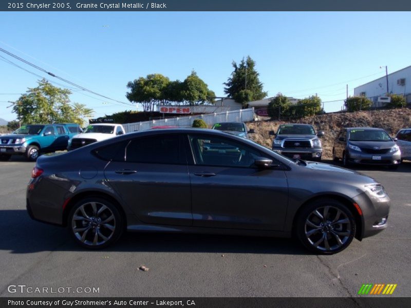Granite Crystal Metallic / Black 2015 Chrysler 200 S